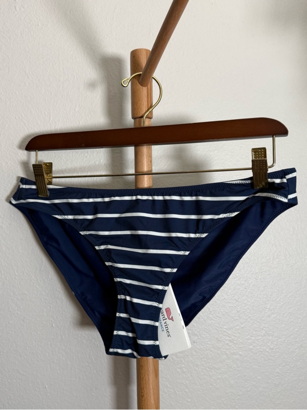 Vineyard Vines Navy Blue & White Striped Swimsuit 2 Pieces Set Women’s Size XS/S - Picture 2 of 6